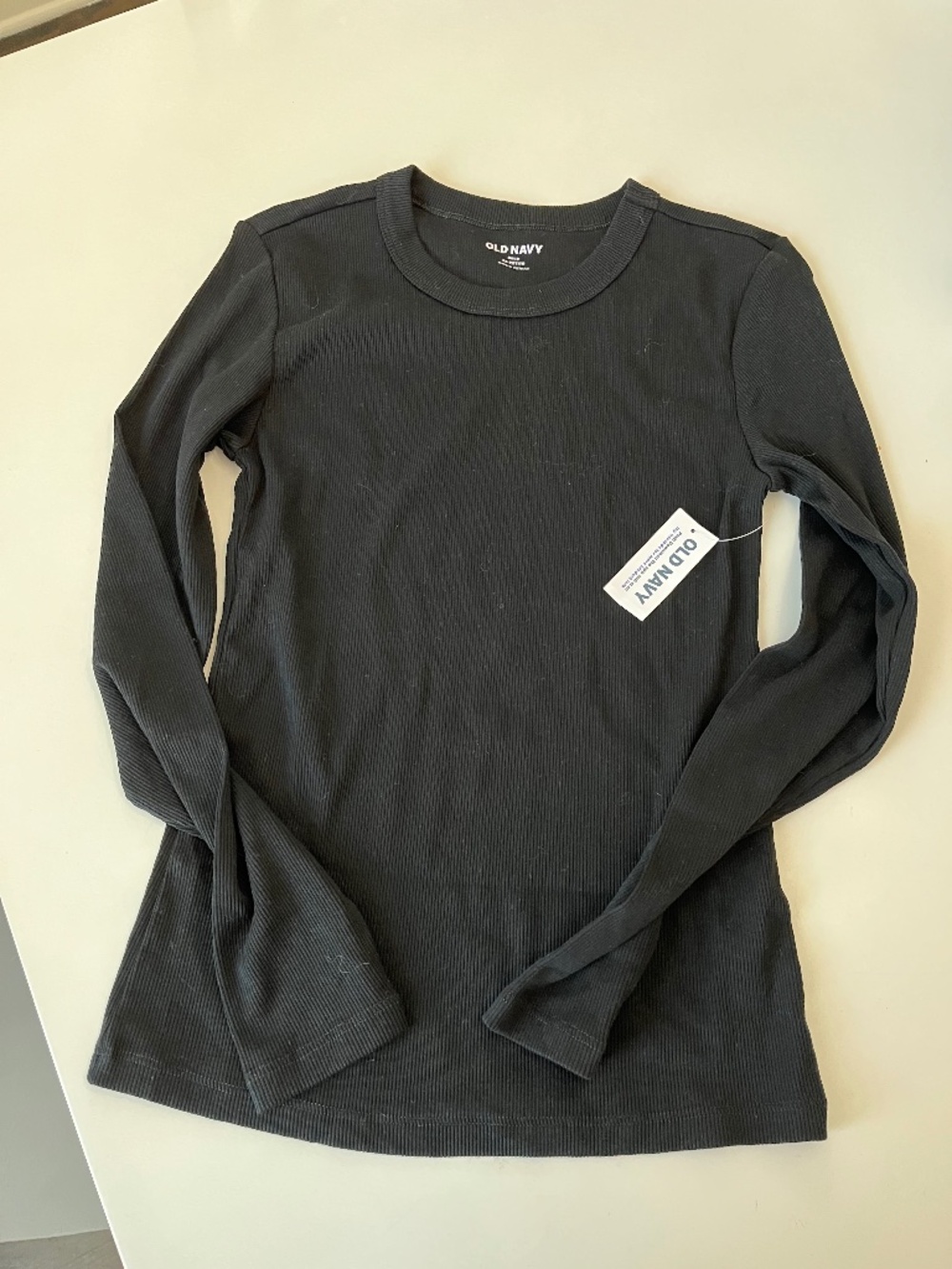 Old Navy Snug Long Sleeve ! XS Petite ! NWT! Black